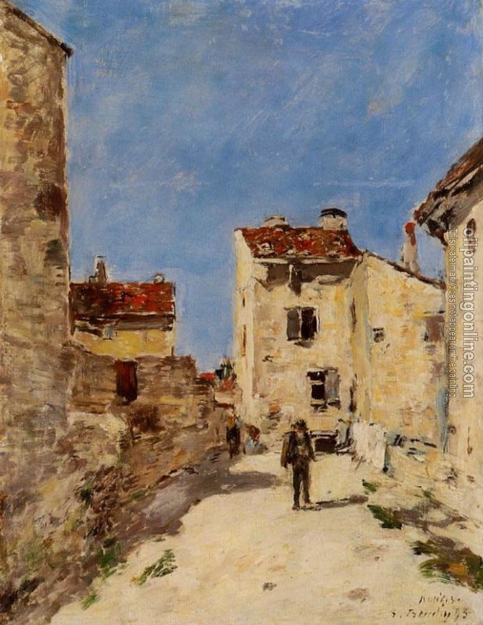 Boudin, Eugene - Street, Antibes